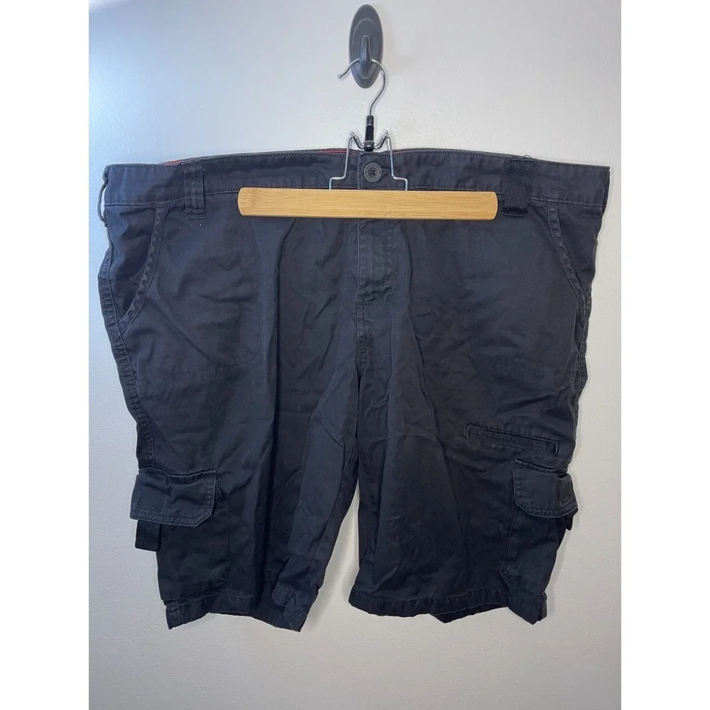 Dickies Mens Cargo Shorts Relaxed Black Size 44